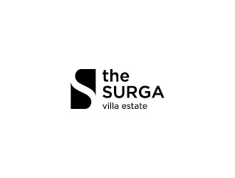 The Surga villa estate logo design by GRB Studio