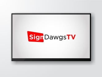 SignDawgsTV logo design by AxeDesign