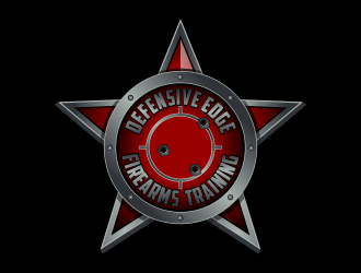 Defensive Edge Firearms Training logo design by Kruger