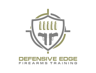 Defensive Edge Firearms Training logo design by done