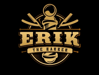 Erik The Barber  logo design by jaize