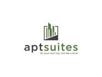 aptsuites logo design by kaylee