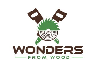Wonders from Wood logo design by shravya