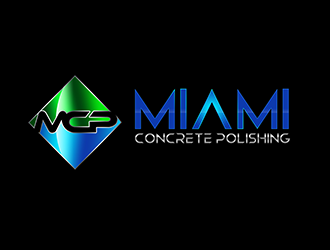 Miami Concrete Polishing logo design by 3Dlogos