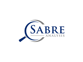 Sabre Analysis logo design by alby