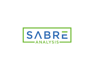 Sabre Analysis logo design by johana