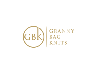 GBK (granny bag knits) logo design by bricton