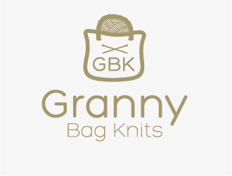 GBK (granny bag knits) logo design by VissartMedia