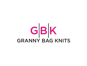 GBK (granny bag knits) logo design by rief