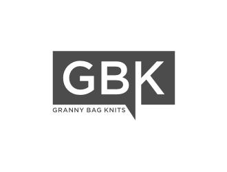 GBK (granny bag knits) logo design by nurul_rizkon