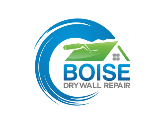 Boise Drywall Repair  logo design by Realistis