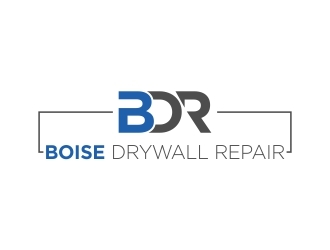 Boise Drywall Repair  logo design by dibyo