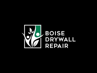 Boise Drywall Repair  logo design by AisRafa
