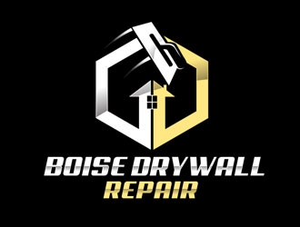 Boise Drywall Repair  logo design by frontrunner