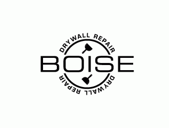Boise Drywall Repair  logo design by lestatic22