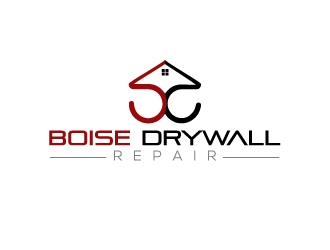 Boise Drywall Repair  logo design by fawadyk