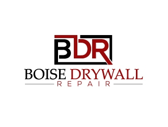 Boise Drywall Repair  logo design by fawadyk