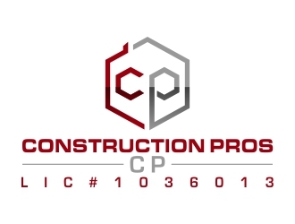 Construction Pros CP LIC#1036013 logo design by dibyo