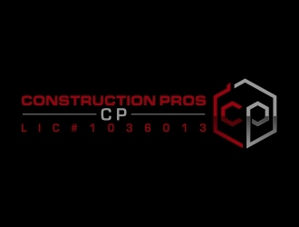 Construction Pros CP LIC#1036013 logo design by dibyo