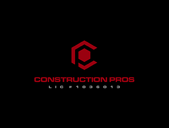 Construction Pros CP LIC#1036013 logo design by blackcane