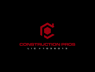 Construction Pros CP LIC#1036013 logo design by blackcane
