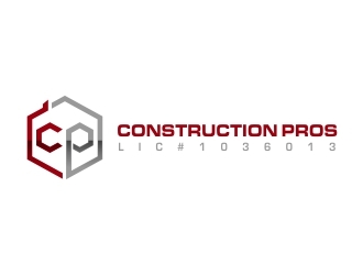 Construction Pros CP LIC#1036013 logo design by dibyo