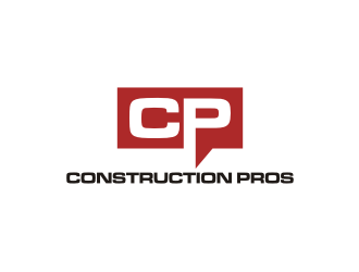 Construction Pros CP LIC#1036013 logo design by rief
