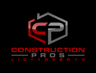 Construction Pros CP LIC#1036013 logo design by Dakon