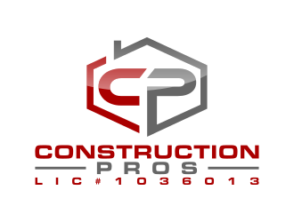 Construction Pros CP LIC#1036013 logo design by Dakon