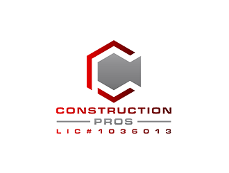 Construction Pros CP LIC#1036013 logo design by checx