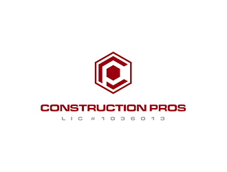Construction Pros CP LIC#1036013 logo design by blackcane