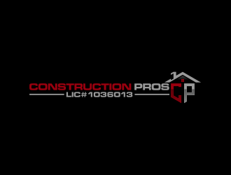 Construction Pros CP LIC#1036013 logo design by goblin