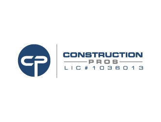 Construction Pros CP LIC#1036013 logo design by labo