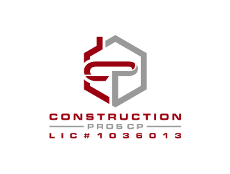 Construction Pros CP LIC#1036013 logo design by Zhafir