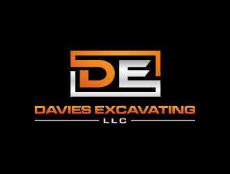 Davies Excavating LLC logo design by dewipadi
