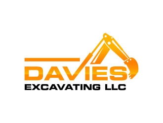 Davies Excavating LLC logo design by zamzam