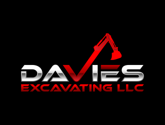 Davies Excavating LLC logo design by hidro