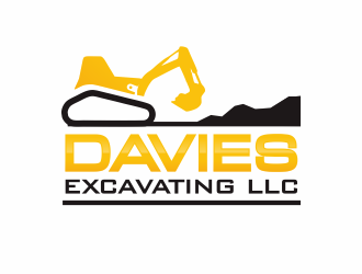 Davies Excavating LLC logo design by YONK