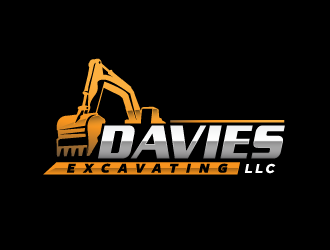 Davies Excavating LLC logo design by scriotx