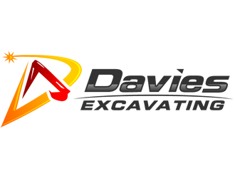 Davies Excavating LLC logo design by Coolwanz