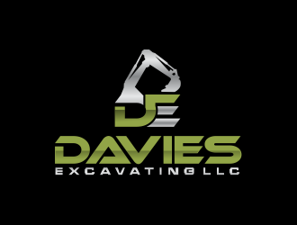 Davies Excavating LLC logo design by oke2angconcept