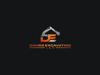Davies Excavating LLC logo design by jancok