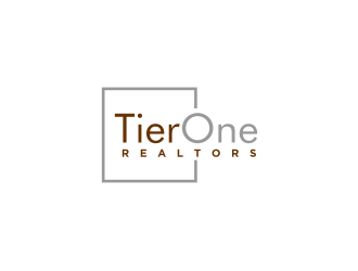 Tier One Realtors logo design by bricton