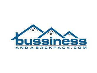 bussiness and a backpack.com  logo design by Shina