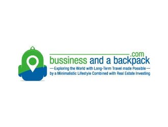 bussiness and a backpack.com  logo design by JJlcool