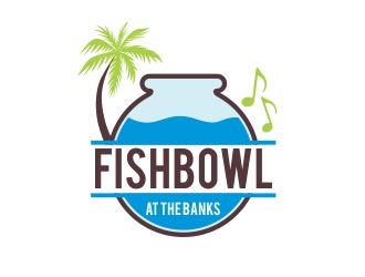 FISHBOWL at the banks logo design by rokenrol