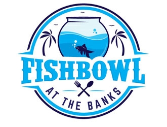 FISHBOWL at the banks logo design by shere