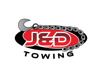 J&D Towing logo design by Greenlight