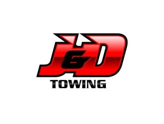J&D Towing logo design by uttam