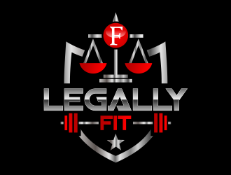 Legally Fit logo design by ubai popi